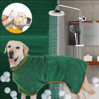 Microfiber Dog Bathrobe